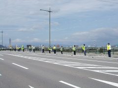 人の輪作戦 2022年9月21日 平形橋